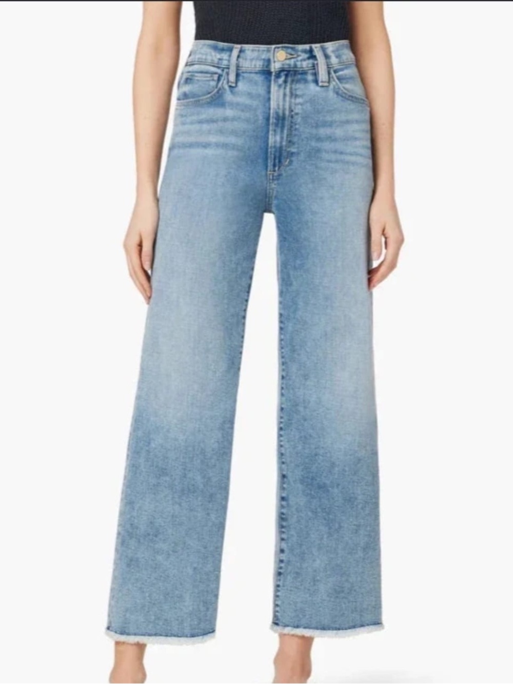 Joe's Jeans Light Blue High-Rise Wide Leg Jeans